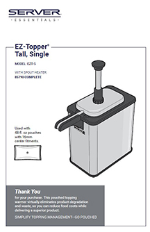 EZ-Topper Tall, Single Manual
